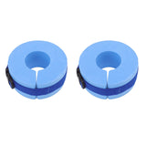 2 Pcs Thicken Baby Swim Cuffs EVA Children's Swimming Buoyancy Foam Arm Ring Kid's Swmming Equipment Blue Belt - Extra Image