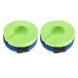 2 Pcs Thicken Baby Swim Cuffs EVA Children's Swimming Buoyancy Foam Arm Ring Kid's Swmming Equipment Green Belt