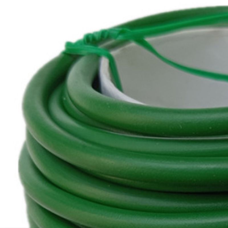 Twist Tie Plant Cable Support Twine Plastic Coated Iron Wire Tool for Garden Horticulture 3.5mm X 20m / 0.14in X 65.62ft