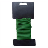 Twist Tie Plant Cable Support Twine Plastic Coated Iron Wire Tool for Garden Horticulture 2.8mm X 20m / 0.11in X 65.62ft