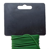 Twist Tie Plant Cable Support Twine Plastic Coated Iron Wire Tool for Garden Horticulture 2.8mm X 20m / 0.11in X 65.62ft