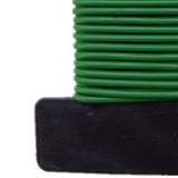 Twist Tie Plant Cable Support Twine Plastic Coated Iron Wire Tool for Garden Horticulture 2.8mm X 20m / 0.11in X 65.62ft