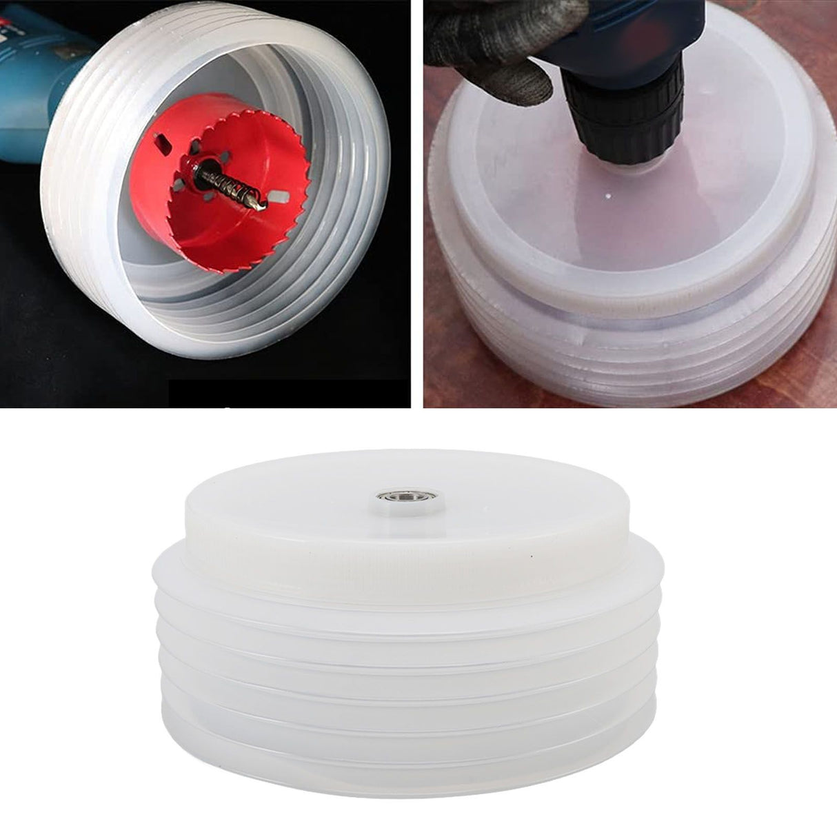 Electric Hammer Dust Cover Hole Saw Dustproof Cover 160mm Diameter Ceiling Drill Hole Reaming Dust Stopper