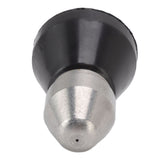 G1/4 Sewer Pipe Cleaning Nozzle Stainless Steel Pressure Sewer Jetter Nozzle for Pipe Unclogger Cleaning Accessories - Close-Up Angle