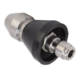 G1/4 Sewer Pipe Cleaning Nozzle Stainless Steel Pressure Sewer Jetter Nozzle for Pipe Unclogger Cleaning Accessories