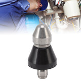 G1/4 Sewer Pipe Cleaning Nozzle Stainless Steel Pressure Sewer Jetter Nozzle for Pipe Unclogger Cleaning Accessories