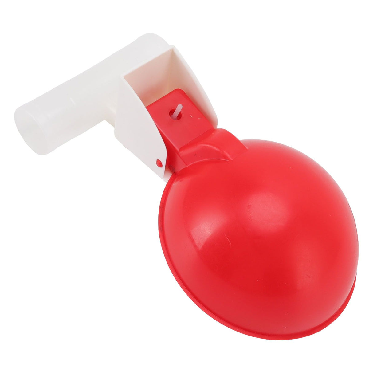 10 Set Chicken Drinking Cup Automatic Water Drinker Big Red Plastic Bowl for Duck Bird Hen G3/4