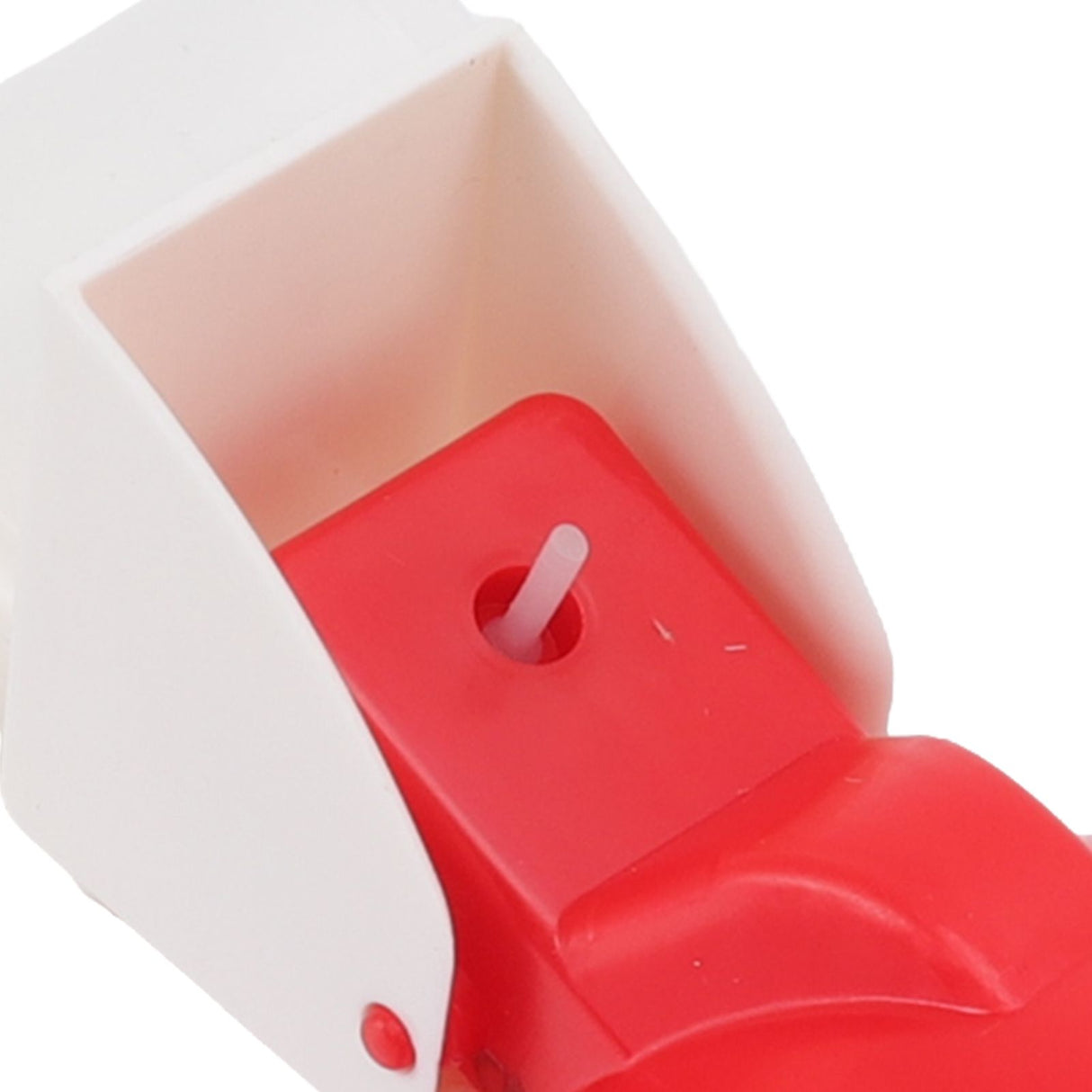 10 Set Chicken Drinking Cup Automatic Water Drinker Big Red Plastic Bowl for Duck Bird Hen G3/4