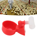 10 Set Chicken Waterer Cups Automatic Filling Prevent Leakage Pigeon Drinking Bowl for Ducks Birds G1/2 - Extra Image