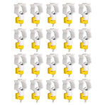 20pcs Chicken Water Nipples Thickened Ball Valve Automatic Drinking Nipples for Poultry