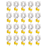 20pcs Chicken Water Nipples Thickened Ball Valve Automatic Drinking Nipples for Poultry