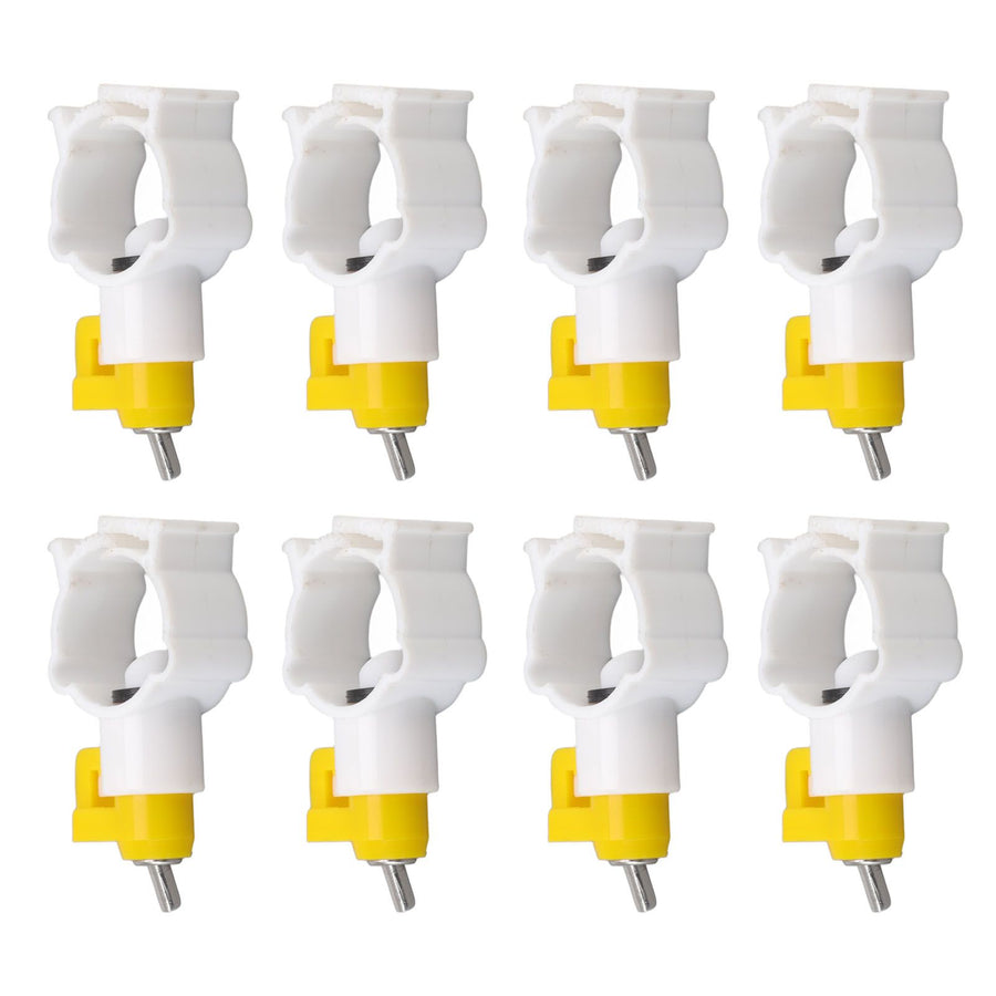 20pcs Chicken Water Nipples Thickened Ball Valve Automatic Drinking Nipples for Poultry