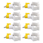 20pcs Chicken Water Nipples Thickened Ball Valve Automatic Drinking Nipples for Poultry