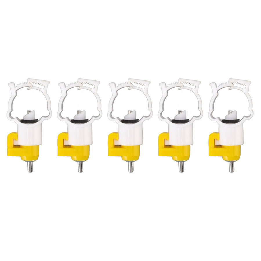 20pcs Chicken Water Nipples Thickened Ball Valve Automatic Drinking Nipples for Poultry