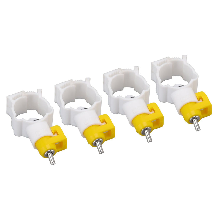 20pcs Chicken Water Nipples Thickened Ball Valve Automatic Drinking Nipples for Poultry
