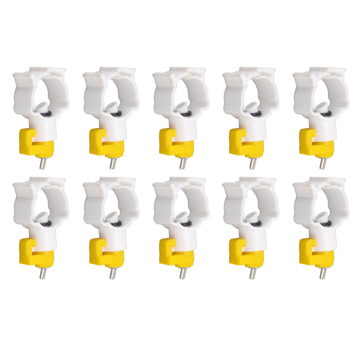 20pcs Chicken Water Nipples Thickened Ball Valve Automatic Drinking Nipples for Poultry