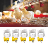 20pcs Chicken Water Nipples Thickened Ball Valve Automatic Drinking Nipples for Poultry - Extra Image