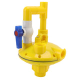 2 Way Recoil Pressure Regulator Automatic Increasing Reducing Valve for Chicken Duck Rabbit G3/4in - Side View
