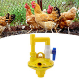 2 Way Recoil Pressure Regulator Automatic Increasing Reducing Valve for Chicken Duck Rabbit G3/4in