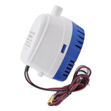 Auto Bilge Pump Impact Resistance Mini Multifunctional DC Submersible Pump with Float Switch 24V 1.6A 4A Fuse - Rear View