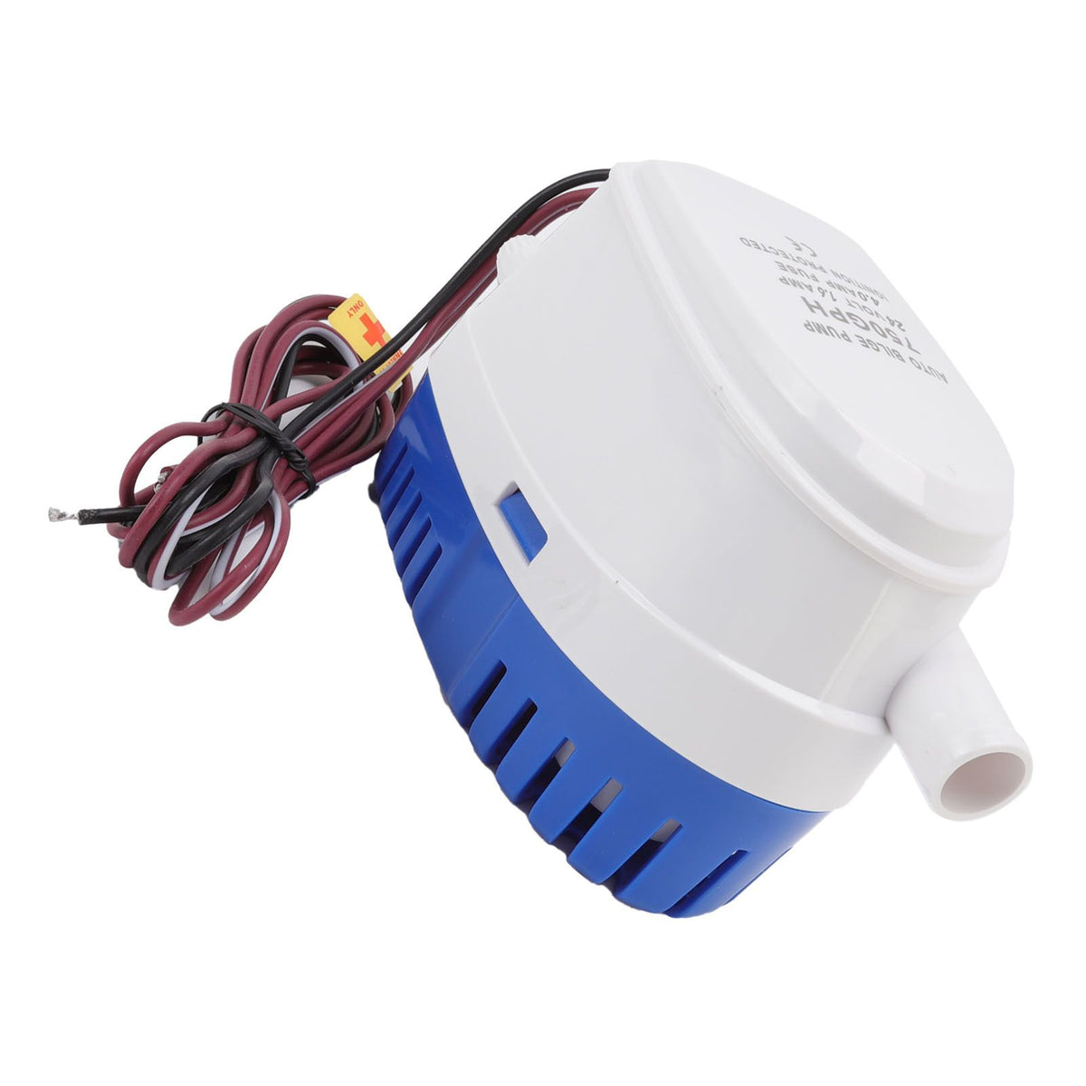 Auto Bilge Pump Impact Resistance Mini Multifunctional DC Submersible Pump with Float Switch 24V 1.6A 4A Fuse
