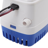 Auto Bilge Pump Impact Resistance Mini Multifunctional DC Submersible Pump with Float Switch 24V 1.6A 4A Fuse