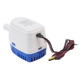 Auto Bilge Pump Impact Resistance Mini Multifunctional DC Submersible Pump with Float Switch 12V 3A 6A Fuse - Side View