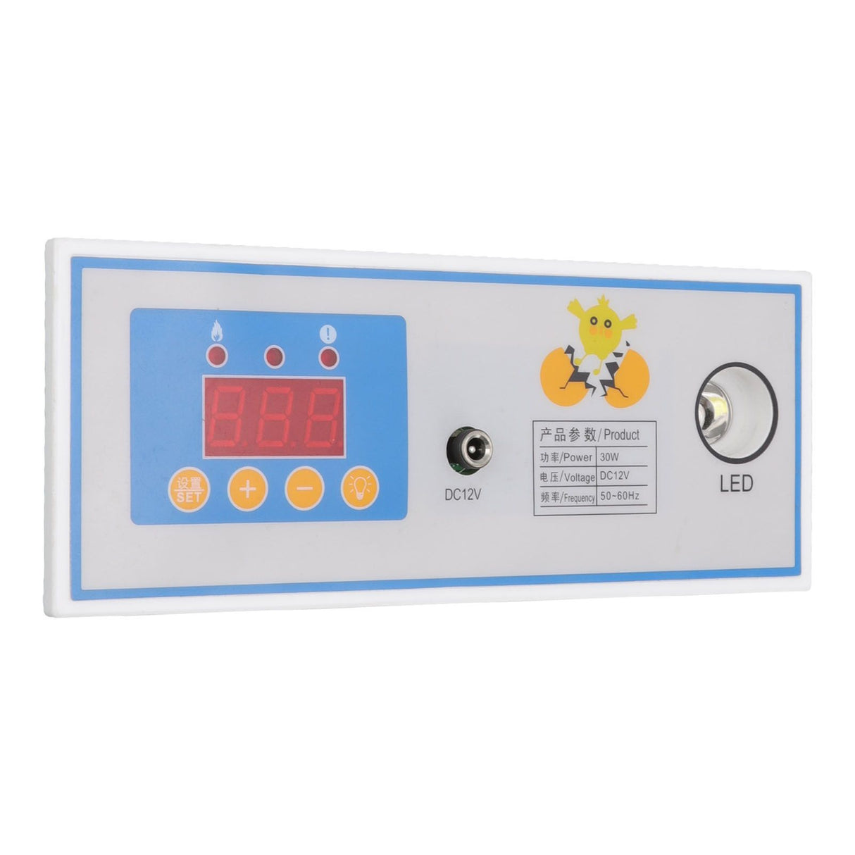 Incubator Temperature Controller Digital Full Automatic Incubator Thermostat for Egg 30W 12V