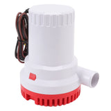 Bilge Pump Silent Boat Submersible DC Micro Drain Marine Sewage for Pond Pool 2000 GPH 12V