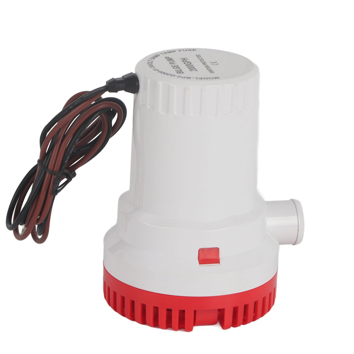 Bilge Pump Silent Boat Submersible DC Micro Drain Marine Sewage for Pond Pool 2000 GPH 24V
