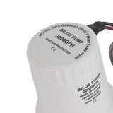 Bilge Pump Silent Boat Submersible DC Micro Drain Marine Sewage for Pond Pool 2000 GPH 24V