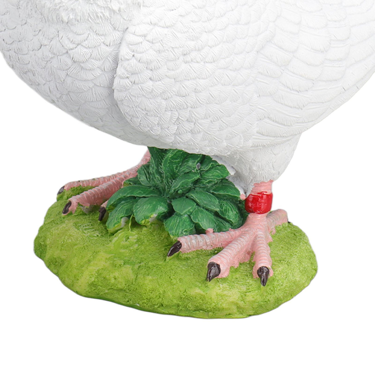 Artificial White Doves Ornament High Simulation Resin White Feather Birds Ornaments for Garden Home Decoration Head Towards The Left White Dove
