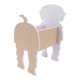 Cute Dog Flower Pot Dog Shape Planter Pot Animal Shaped Plant Container Holder for Outdoor Indoor Garden Decoration - Close-Up Angle