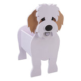 Cute Dog Flower Pot Dog Shaped Planter Pot Handicraft Plant Container Holder for Outdoor Indoor