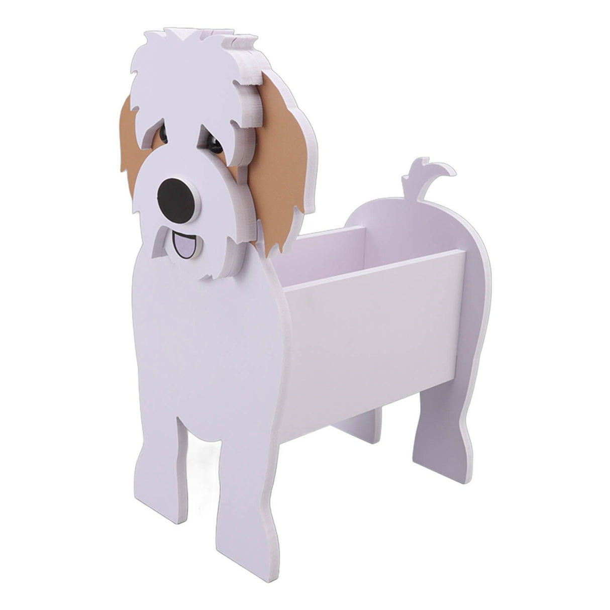 Cute Dog Flower Pot Dog Shaped Planter Pot Handicraft Plant Container Holder for Outdoor Indoor