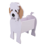 Cute Dog Flower Pot Dog Shaped Planter Pot Handicraft Plant Container Holder for Outdoor Indoor