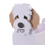Cute Dog Flower Pot Dog Shaped Planter Pot Handicraft Plant Container Holder for Outdoor Indoor