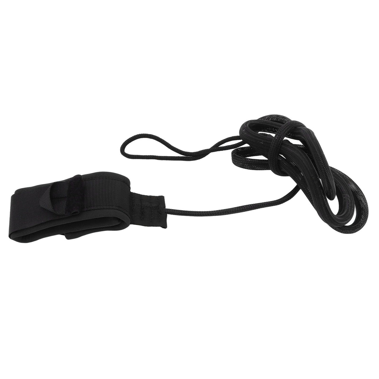 Surfboard Foot Rope Adjustable Ankle Cuffs Paddle Board Safety Lifeline Outdoor Accessories Black
