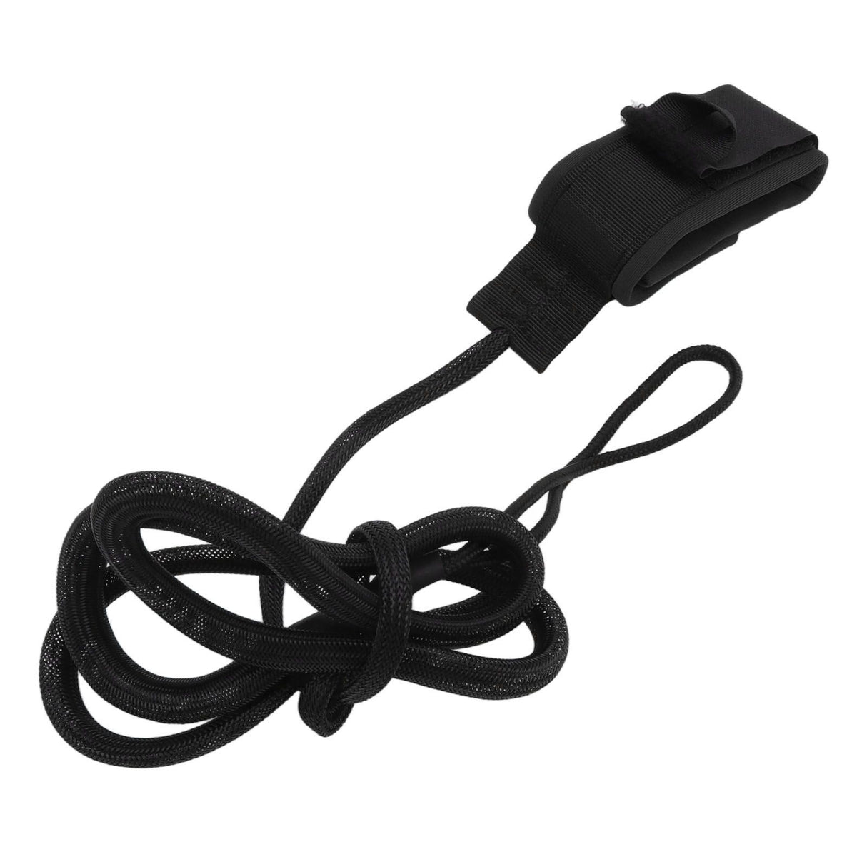 Surfboard Foot Rope Adjustable Ankle Cuffs Paddle Board Safety Lifeline Outdoor Accessories Black