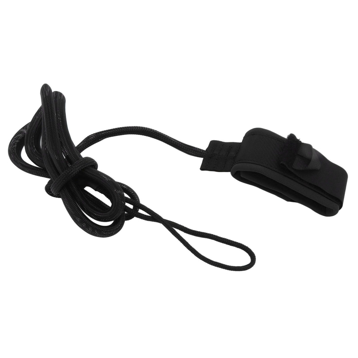 Surfboard Foot Rope Adjustable Ankle Cuffs Paddle Board Safety Lifeline Outdoor Accessories Black
