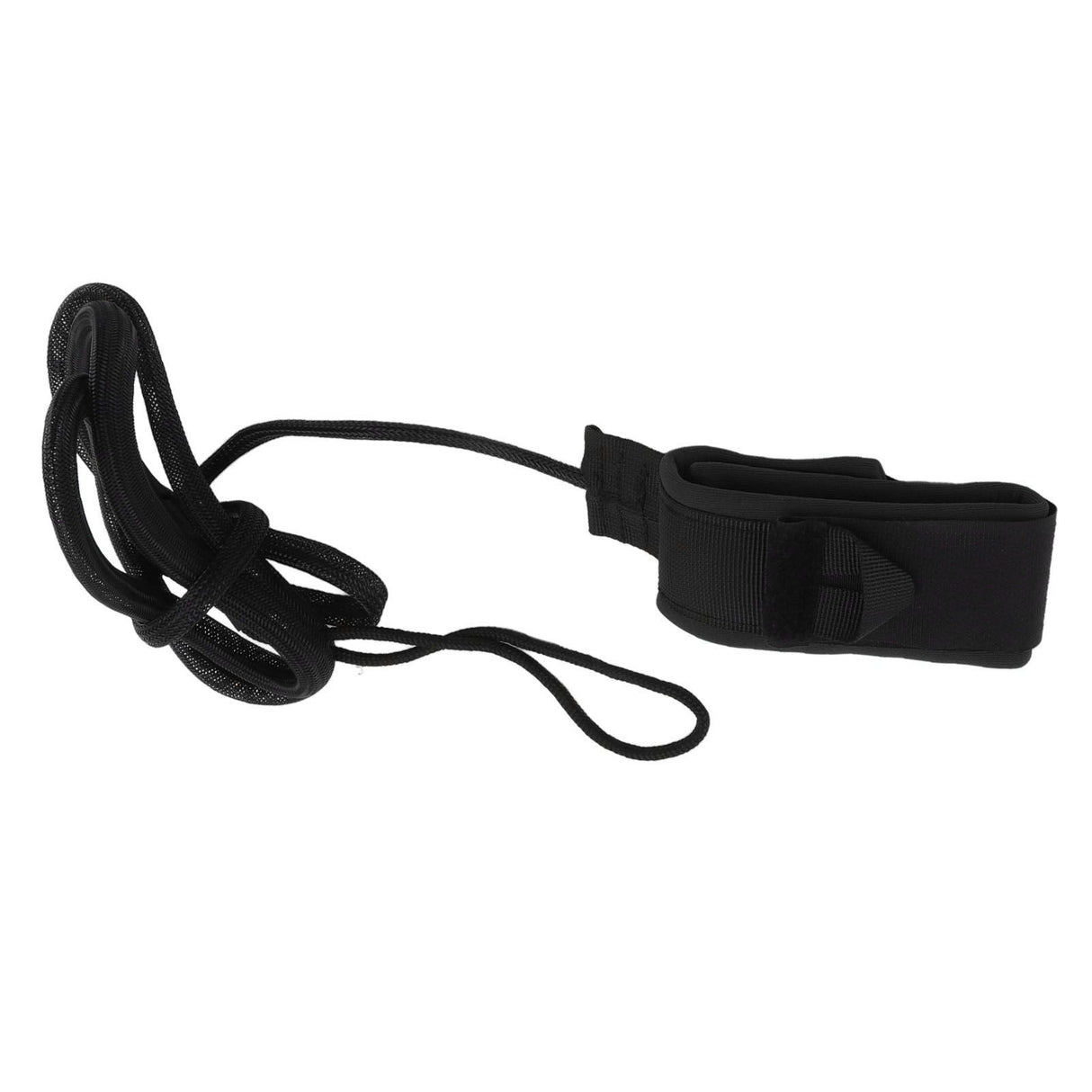 Surfboard Foot Rope Adjustable Ankle Cuffs Paddle Board Safety Lifeline Outdoor Accessories Black