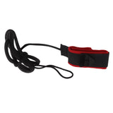 Surfboard Foot Rope Adjustable Ankle Cuffs Paddle Board Safety Lifeline Outdoor Accessories Black and Red
