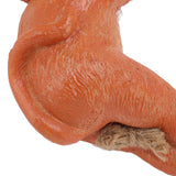 Swing Monkey Statue Ornament Resin Hand Painted Vivid Animal Sculpture Pendant for Garden