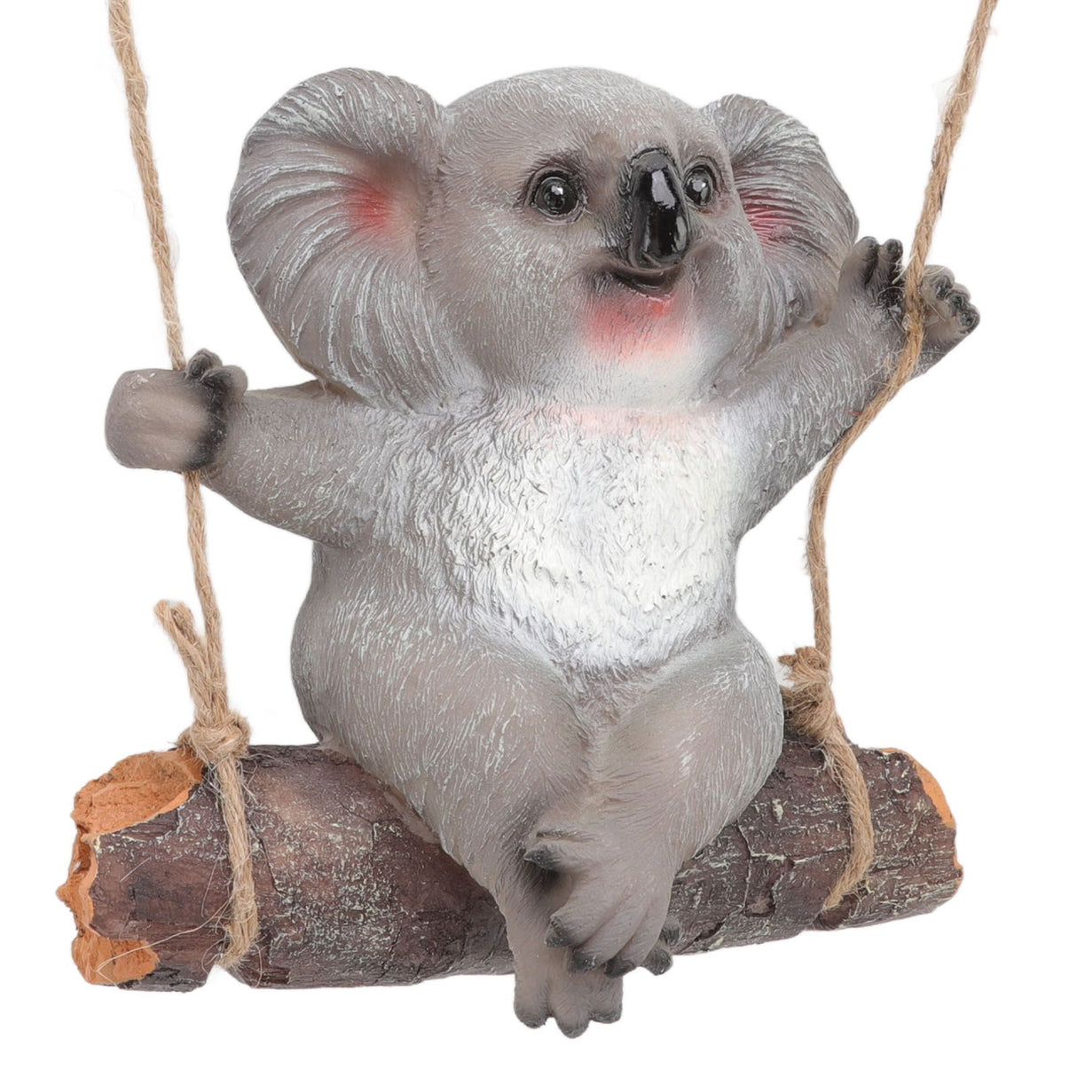 Swing Koala Sculpture Cartoon Synthetic Resin Animal Statues Decoration for Garden Decoration Accessories