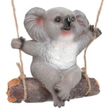 Swing Koala Sculpture Cartoon Synthetic Resin Animal Statues Decoration for Garden Decoration Accessories