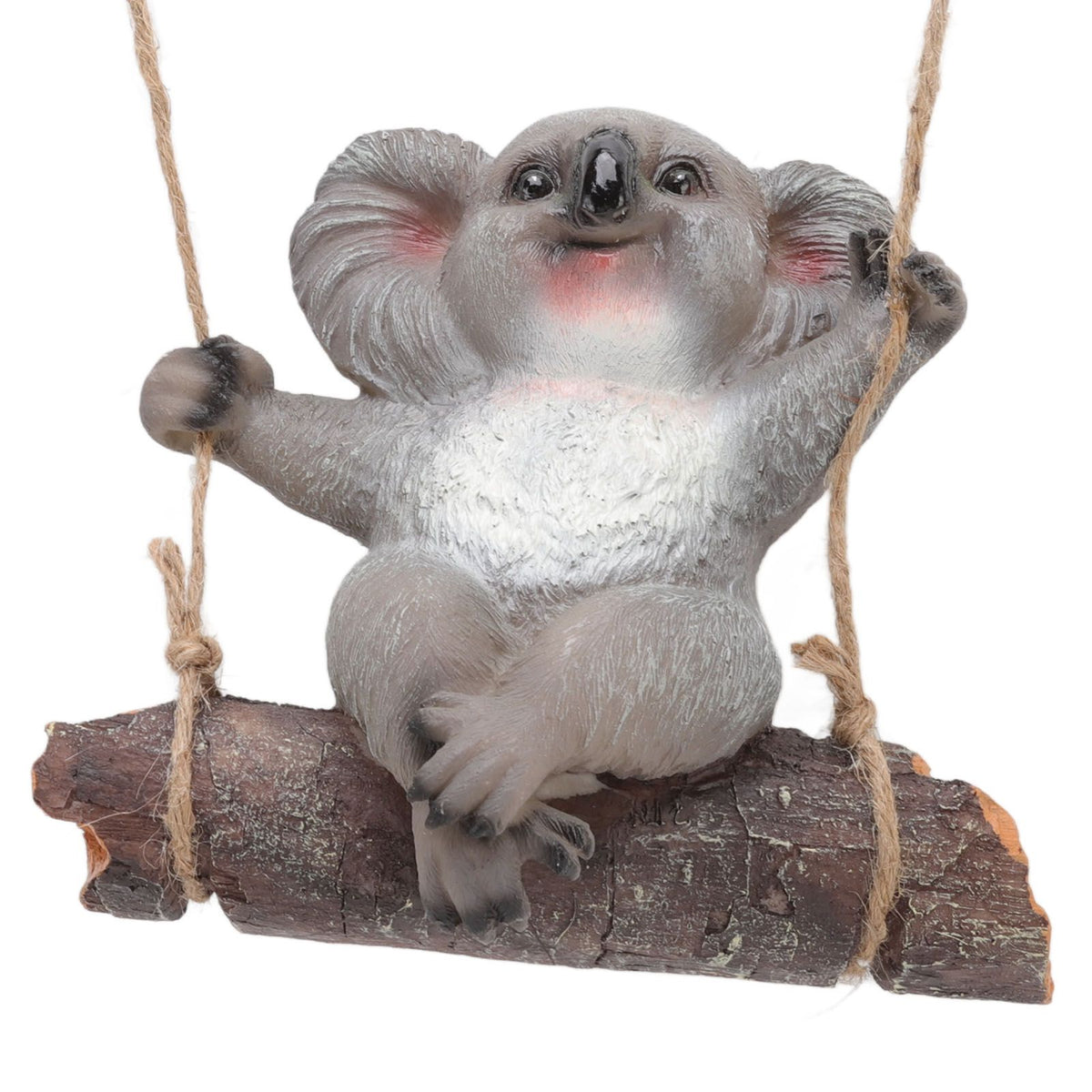 Swing Koala Sculpture Cartoon Synthetic Resin Animal Statues Decoration for Garden Decoration Accessories