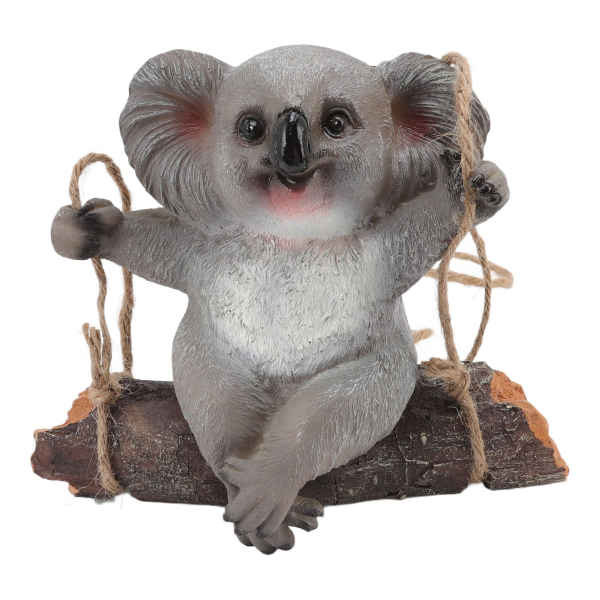 Swing Koala Sculpture Cartoon Synthetic Resin Animal Statues Decoration for Garden Decoration Accessories