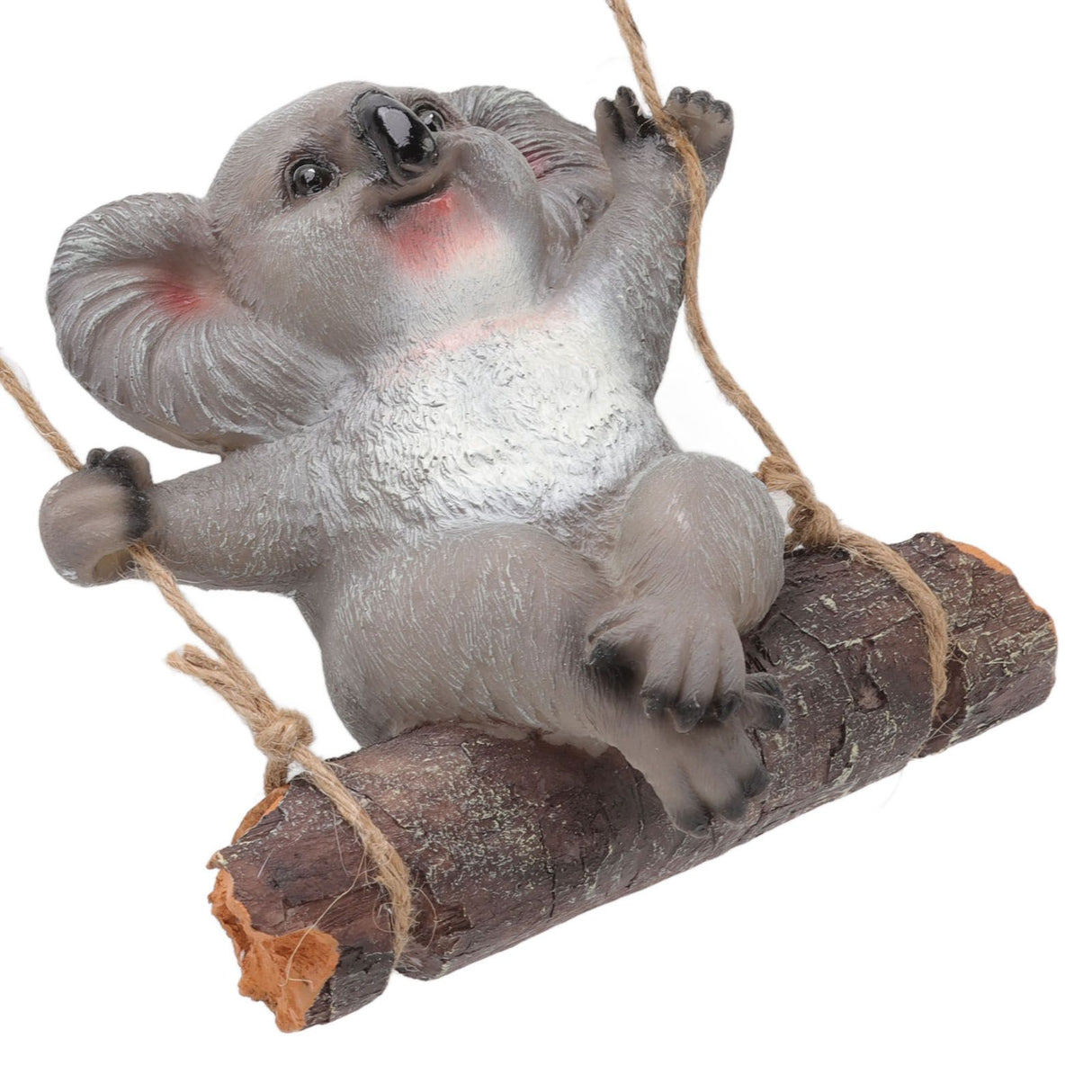 Swing Koala Sculpture Cartoon Synthetic Resin Animal Statues Decoration for Garden Decoration Accessories
