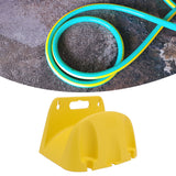 Wall Mounted Water Pipe Reel Bracket Hose Pipe Hanger Water Hose Storage Reel Holder for 20m Tube Winding Yellow
