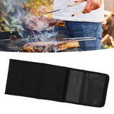 BBQ Tool Storage Bag Oxford Cloth Foldable Portable Barbecue Tool Holder Bag for Camping Backyard Barbecue - Extra Image